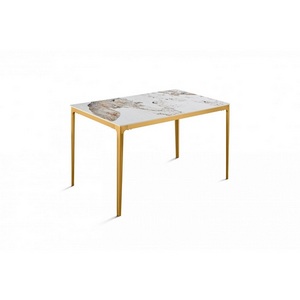 Изображение товара Стол обеденный Камео DT-3001B, 120х80х75 см, белый мрамор (Пандора)