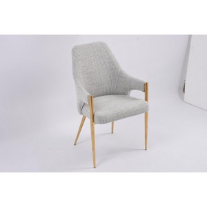 Изображение товара Стул обеденный Бергамо MC884-BG-2, 62х58х91 см, бежевый/глянцевое золото IST-CASA