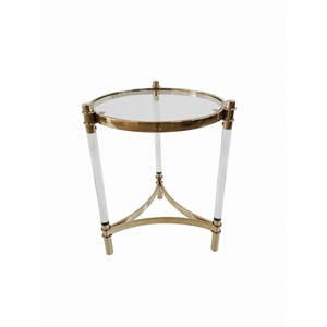 Изображение товара Стол журнальный IST-CASA Эклект MH1796ET, 53x53х62 см, золото (круглая столешница, 3 ножки)