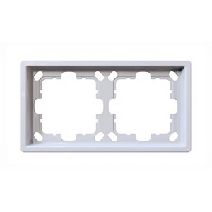 Изображение товара Рамка на 2 поста (белый глянцевый) Jasmart FD FD1002W