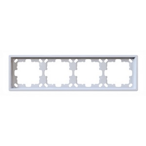 Изображение товара Рамка на 4 поста (белый глянцевый) Jasmart FD FD1004W