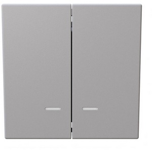 Изображение товара Выключатель двухклавишный с подсветкой (белый матовый) Jasmart FD FD3023NPWM