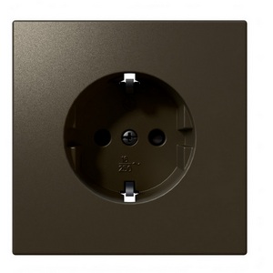 Изображение товара Розетка со шторками (бронза) Jasmart FD FD5501BR