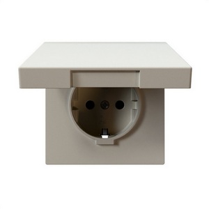 Изображение товара Розетка с защитной крышкой и шторками (сахара) Jasmart FD FD5505SH