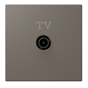 Изображение товара ТВ-розетка оконечная (тауп soft touch) Jasmart FD FD6001PTM