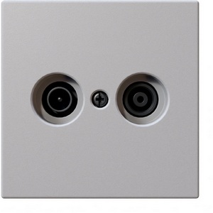 Изображение товара ТВ-розетка оконечная + акустическая (белый матовый) Jasmart FD FD6204PWM