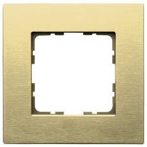 Изображение товара Рамка на 1 пост (алюминий шампань) Jasmart G-Metal G1001AG