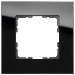 Изображение товара Рамка на 1 пост (черный) Jasmart G-Glass G1001GB
