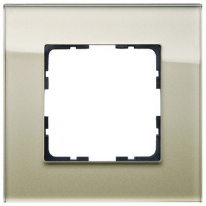 Изображение товара Рамка на 1 пост (шампань) Jasmart G-Glass G1001GG