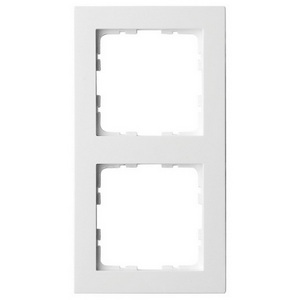 Изображение товара Рамка на 2 поста (белый глянцевый) Jasmart G-Classic G1002W