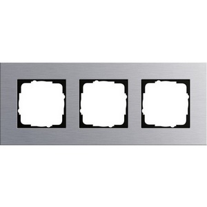 Изображение товара Рамка на 3 поста (алюминий) Jasmart G-Metal G1003AS