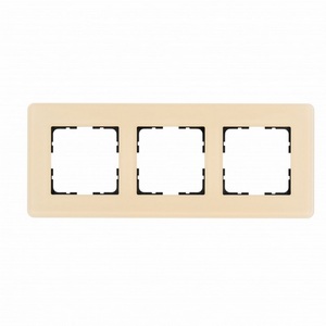 Изображение товара Рамка на 3 поста (тауп soft touch) Jasmart G-Glass G1003GT-RM