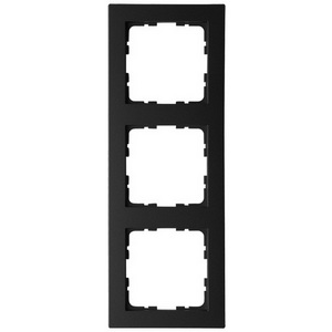 Изображение товара Рамка на 3 поста (черный матовый) Jasmart G-Classic G1003PB