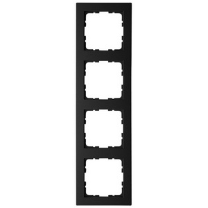 Изображение товара Рамка на 4 поста (черный матовый) Jasmart G-Classic G1004PB
