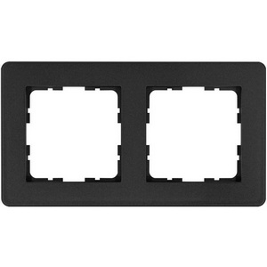 Изображение товара Рамка на 2 поста (антрацит) Jasmart G-Flex G1102B