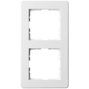 Изображение товара Рамка на 2 поста (белый глянцевый) Jasmart G-Flex G1102W