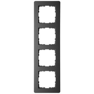 Изображение товара Рамка на 4 поста (черный матовый) Jasmart G-Flex G1104PB