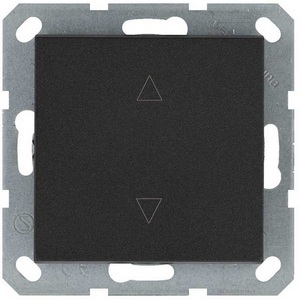 Изображение товара Выключатель жалюзи одноклавишный (антрацит) Jasmart G-Classic G3018B