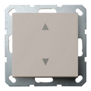 Изображение товара Выключатель жалюзи одноклавишный (тауп soft touch) Jasmart G-Classic G3018T