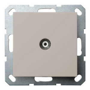 Изображение товара ТВ-розетка проходная (тауп soft touch) Jasmart G-Classic G6002T