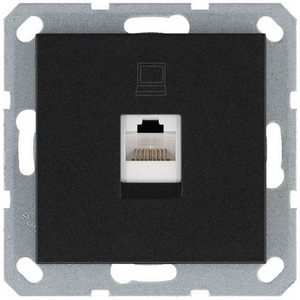 Изображение товара Розетка Ethernet RJ-45 (антрацит) Jasmart G-Classic G6105B