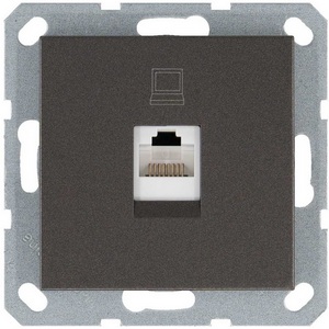 Изображение товара Розетка Ethernet RJ-45 (мокко) Jasmart G-Classic G6105Z