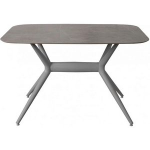 Изображение товара Стол обеденный обеденный JET CERAMIC прямоугольный 120*80 (Термопластичный полимер, Серый) FA Grigio Pietra di luna 80х120 (прямоугольная столешница)