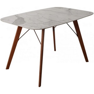 Изображение товара Стол обеденный обеденный JET CERAMIC прямоугольный 120*80 (Дерево бук, Темный орех ) (прямоугольная столешница)