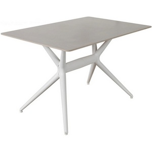 Изображение товара Стол обеденный обеденный JET CERAMIC прямоугольный 120*80 (Термопластичный полимер, Белый) (прямоугольная столешница)