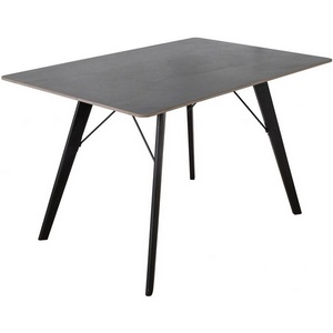 Изображение товара Стол обеденный обеденный JET CERAMIC прямоугольный 120*80 (Дерево бук, Венге) FF Wenge Pietra selvatica 80х120 (прямоугольная столешница)