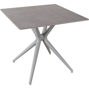 Изображение товара Стол квадратный 80х80 см обеденный JET CERAMIC (Термопластичный полимер, серый) RF Grigio Pietra di luna