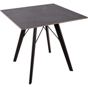 Изображение товара Стол квадратный 80х80 см обеденный JET CERAMIC (дерево бук, Венге) RF Wenge Pietra selvatica