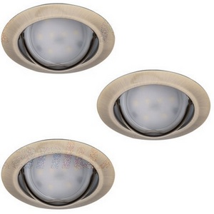 Изображение товара Комплект из 3-х встраиваемых точечный светильник круглыйов Kanlux TRIBIS 23846