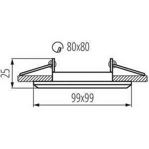 Изображение товара Точечный светильник без цоколя Kanlux ALREN 26757