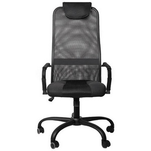 Изображение товара Кресло King Style Bels Мастер (Master) Высокий GTPNrBL11 (черный металл) (без pu-вст., с резинк.) W01/T01 (ткань-сетка / ткань TW черный)