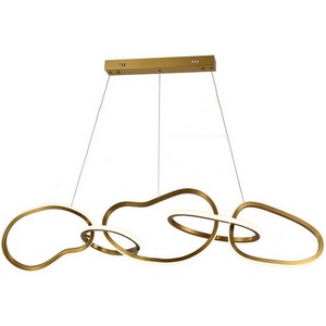 Изображение товара Подвесной светильник светодиодный Kink Light Сена 07609-5AL,36 латунь Led 100W