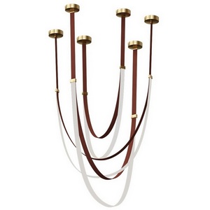 Изображение товара Подвесной светильник с гибким неоном Kink Light Лирд 07689A-120+150+180,04 коричневый