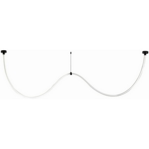 Изображение товара Подвесной светильник с гибким неоном светодиодный диммируемый Kink Light Венди 08031K-300,19 черный Led 72w с пультом ДУ (Умный дом)