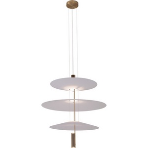 Изображение товара Подвесной светильник в виде летающей тарелки Kink Light Гида 08403-50+68+50,20(01) бронза Led 3*3W