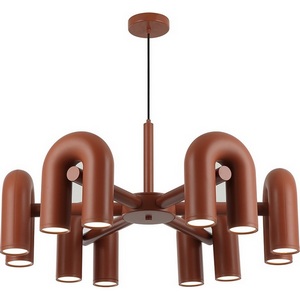 Изображение товара Люстра led подвесная с 6 лампочками светодиодная Kink Light Канти 08465-6,06 терракотовый