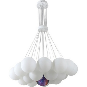 Изображение товара Подвесной светильник Kink Light Алди 08475-19,01 белый E27 19*5W шарики