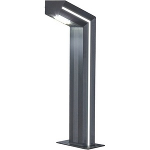 Изображение товара Наземный уличный светильник IP65 Kink Light Такоми 09207-F(220V),16(RGB) серый, с декоративной RGB подсветкой 220V Led 10W c пультом ДУ