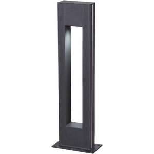 Изображение товара Наземный уличный светильник IP65 Kink Light Грайни 09208-F(220V),16(10) серый, с декоративной розовой подсветкой 220V Led 5W