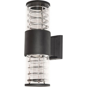 Изображение товара Настенный светильник уличный IP54 Kink Light Глари 09314-W,19 черный E27 2*60w