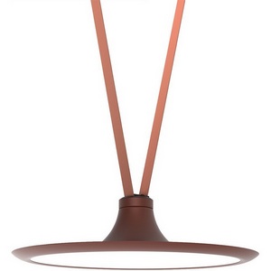 Изображение товара Трековый ременной светильник Kink Light Сатори 6429,06 терракотовый Led 15W