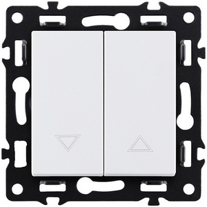 Изображение товара Механизм управления жалюзи 2-клавишный белый Kollinger Asthetik AS-013WH