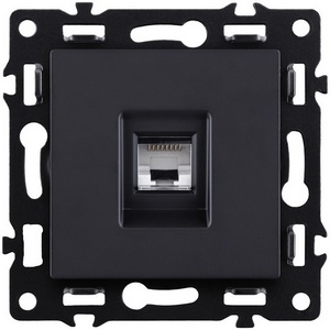 Изображение товара Розетка Ethernet RJ45 черный Kollinger Asthetik AS-017BK