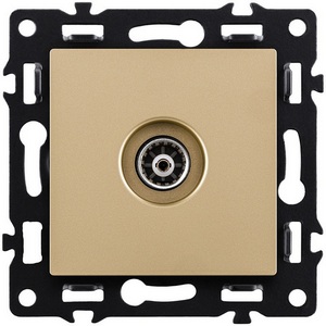 Изображение товара Розетка спутниковая SAT золотой Kollinger Asthetik AS-021GD