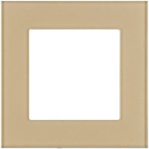 Изображение товара Рамка 1-постовая стекло золотой Kollinger Asthetik AS1GD