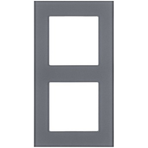 Изображение товара Рамка 2-постовая стекло серый Kollinger Asthetik AS2GY